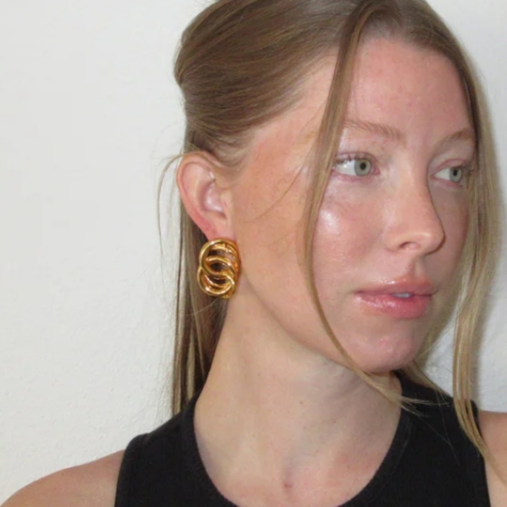 Galley Los Angeles jules earring Gold Tone New